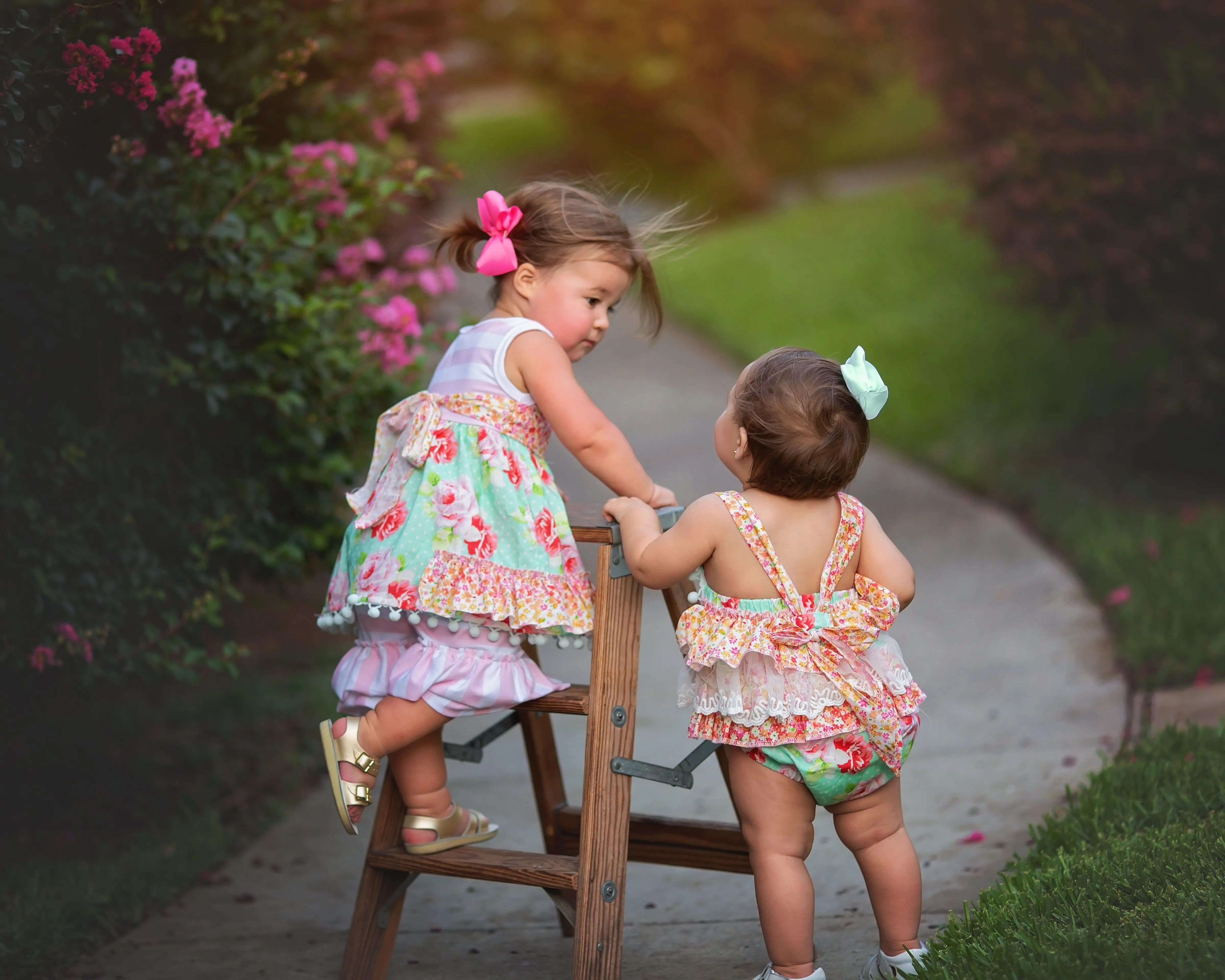 Garden Isle Girl Romper