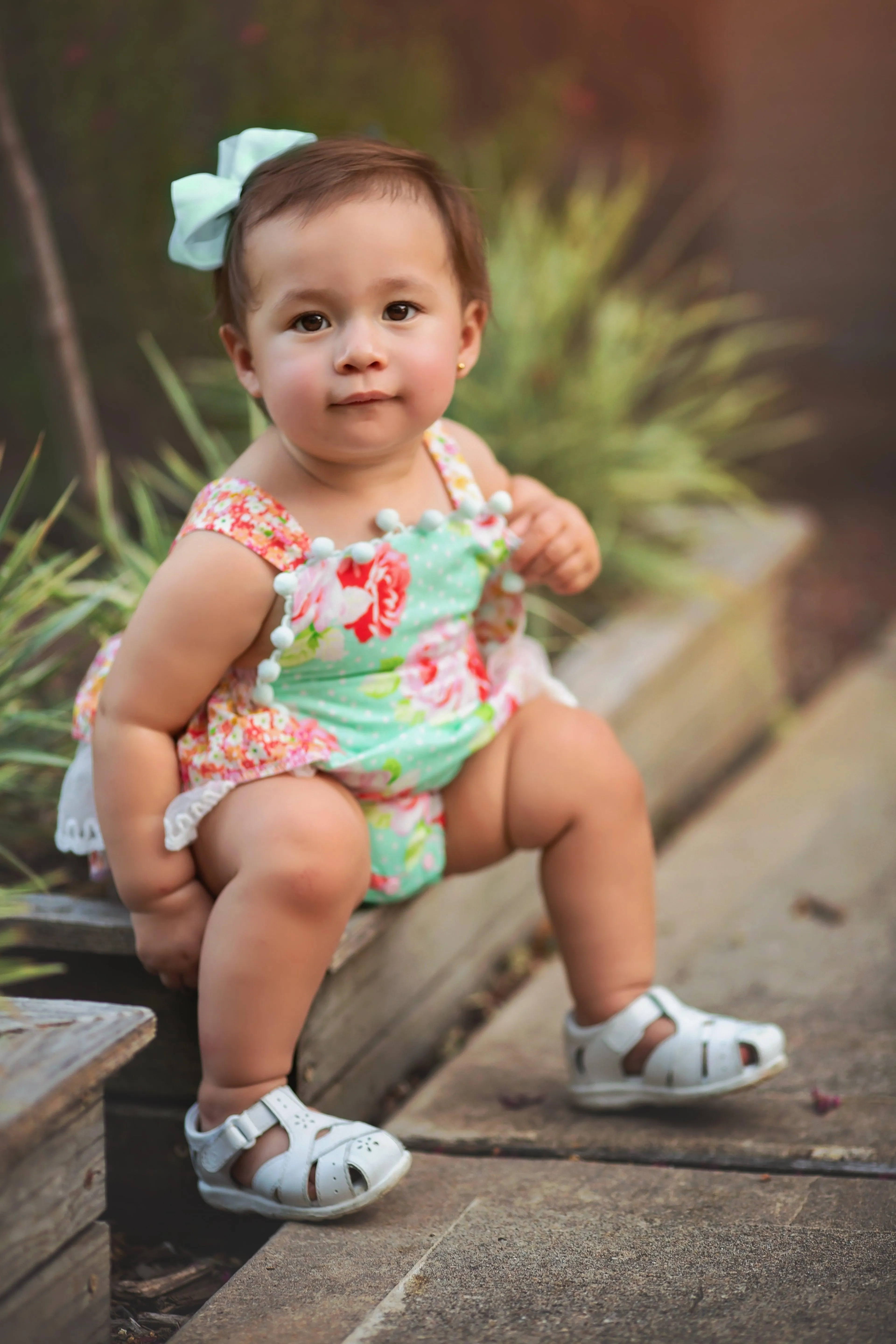 Garden Isle Girl Romper