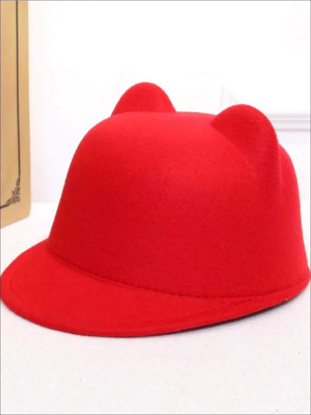 Girls Cat Ear Wool Hat