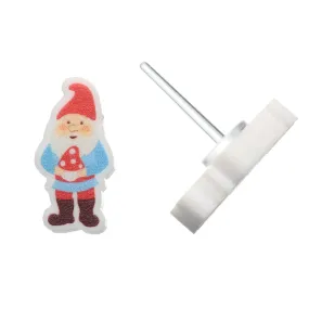 Gnome Studs Hypoallergenic Earrings for Sensitive Ears Made with Plastic Posts