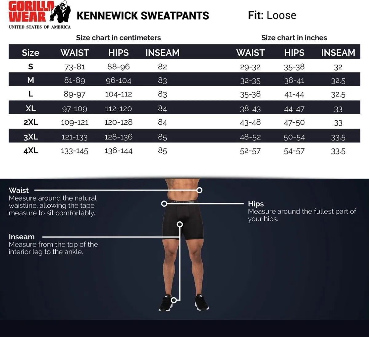 Gorilla Wear Kennewick Sweatpants - Grey
