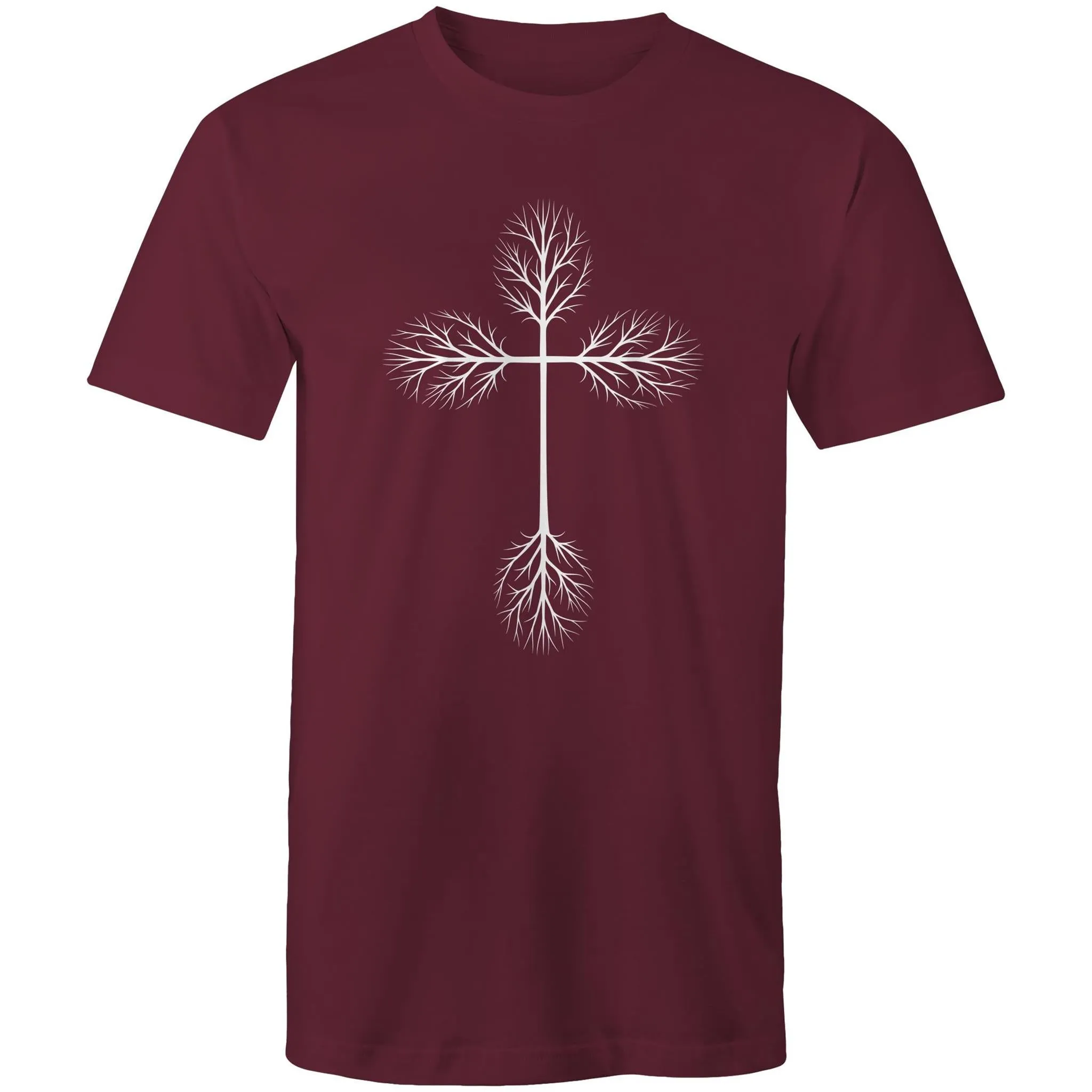Growing Cross Mens T-Shirt