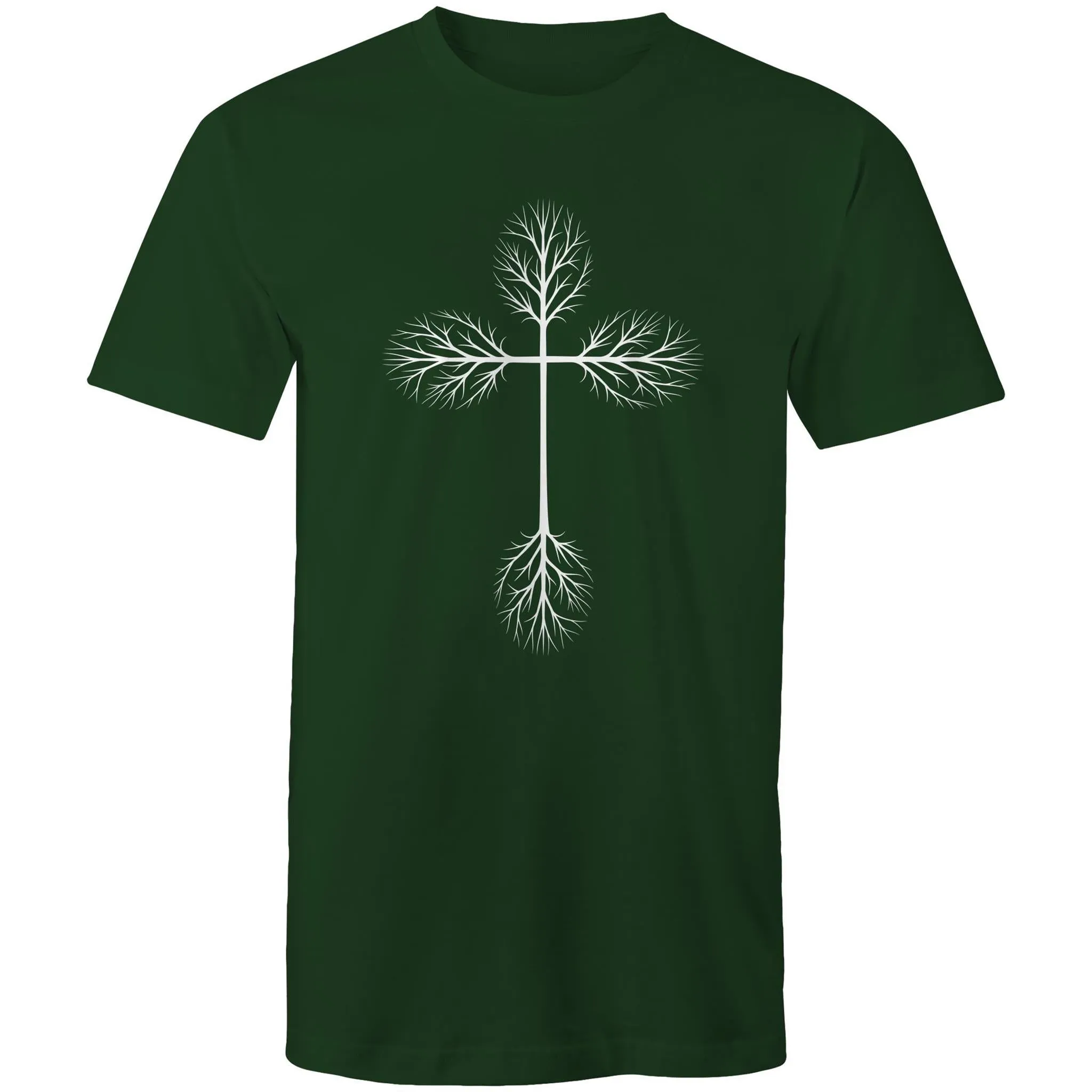 Growing Cross Mens T-Shirt