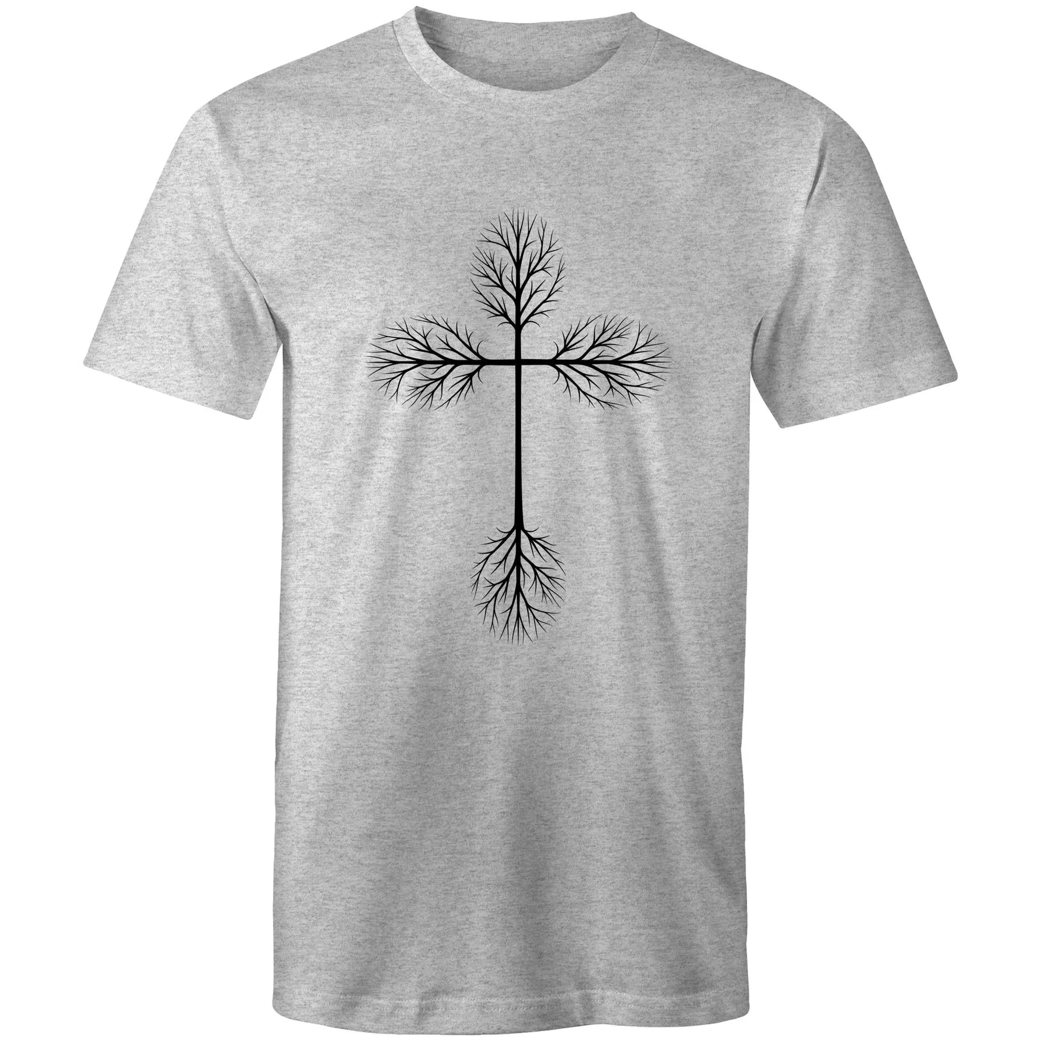 Growing Cross Mens T-Shirt