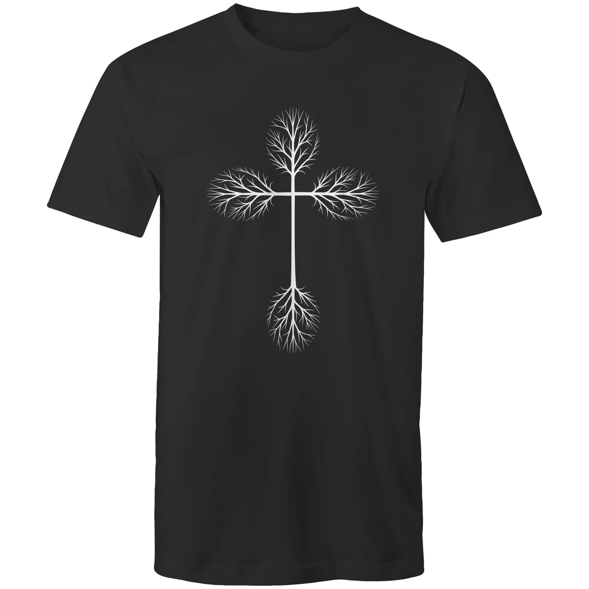 Growing Cross Mens T-Shirt
