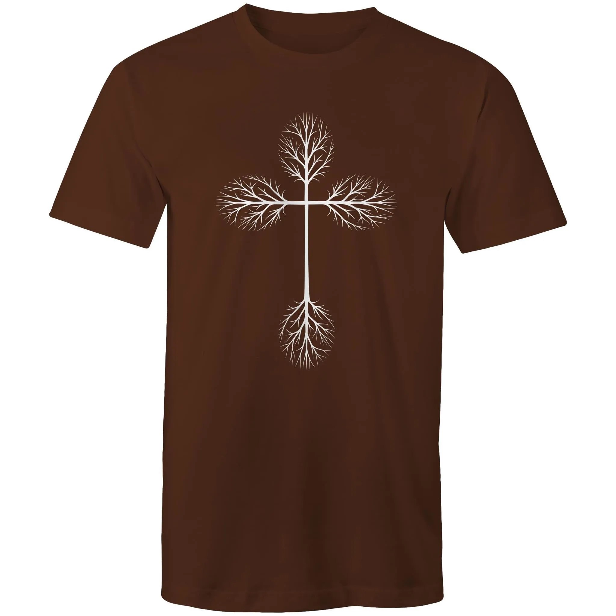 Growing Cross Mens T-Shirt
