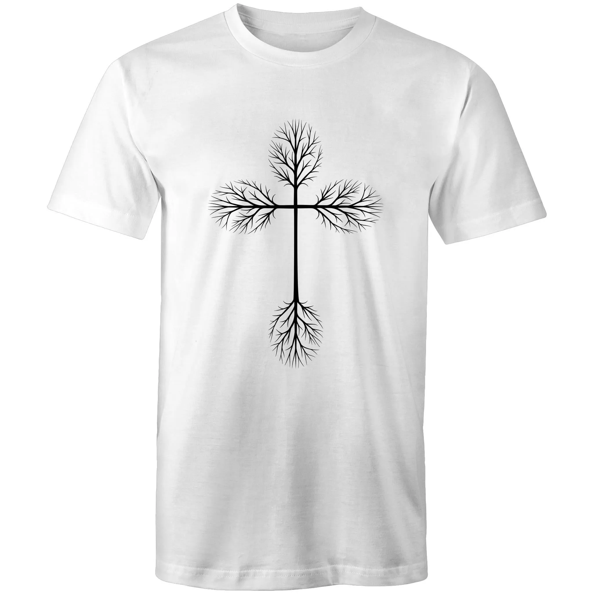Growing Cross Mens T-Shirt