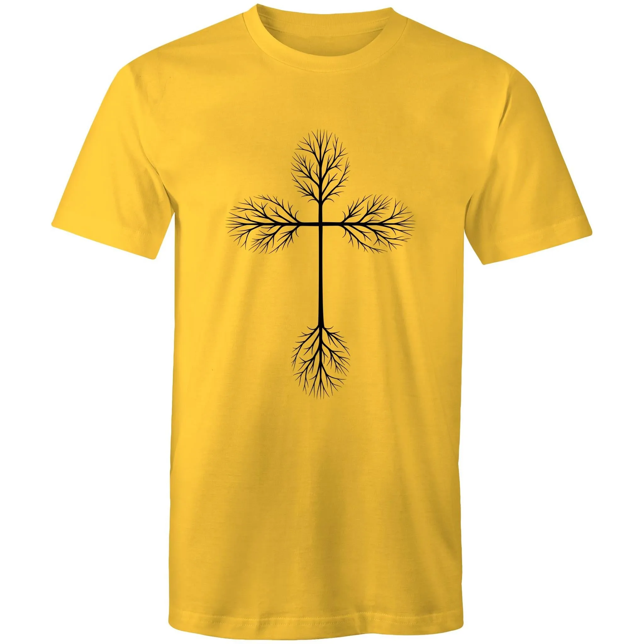 Growing Cross Mens T-Shirt