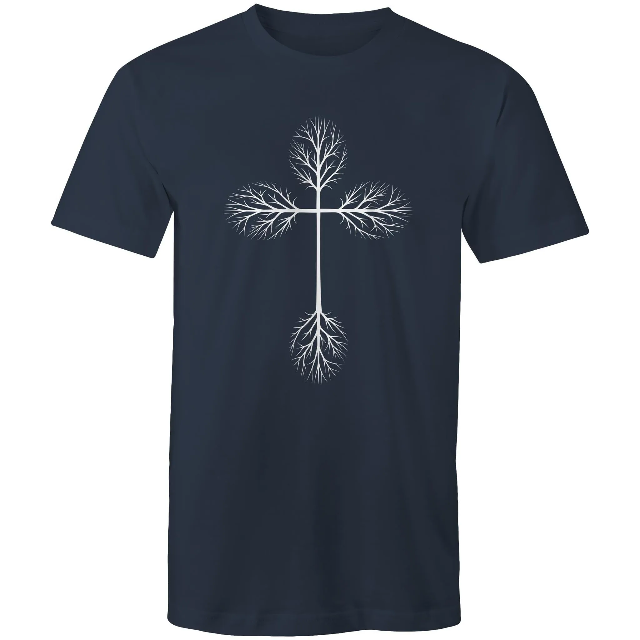 Growing Cross Mens T-Shirt