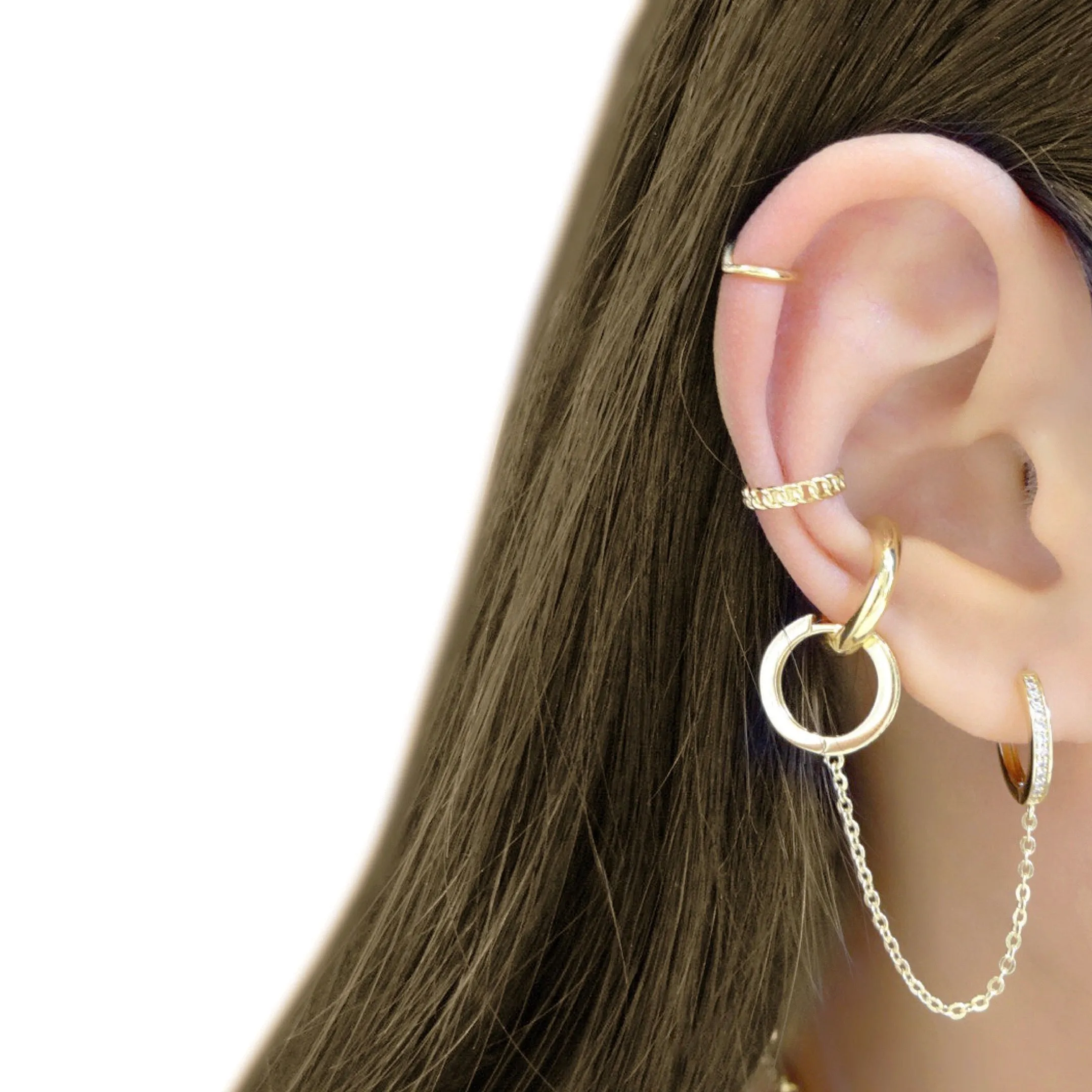 Helix Tiny Chevron Ear Cuff
