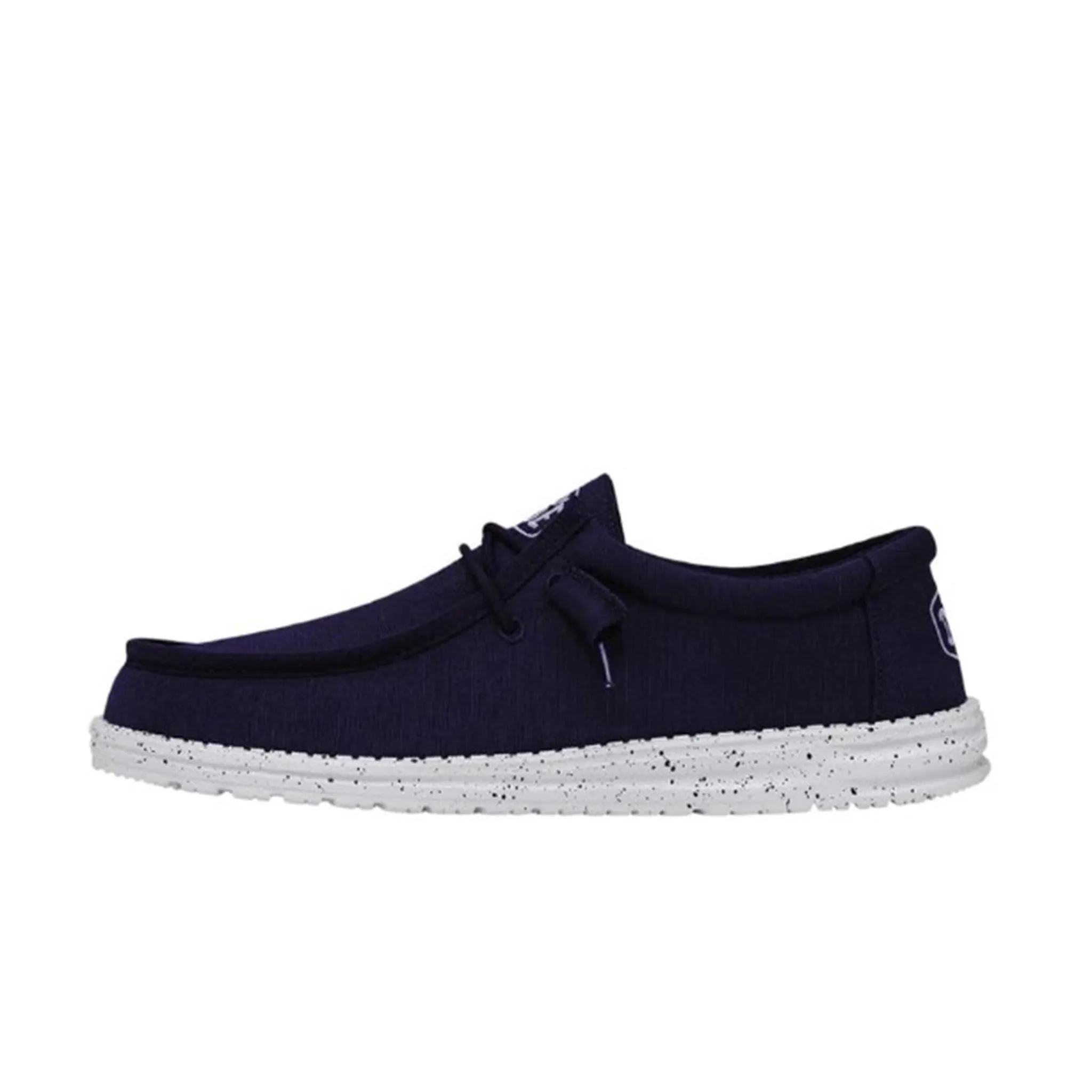 Hey Dude Men's Wally Slub Canvas Navy
