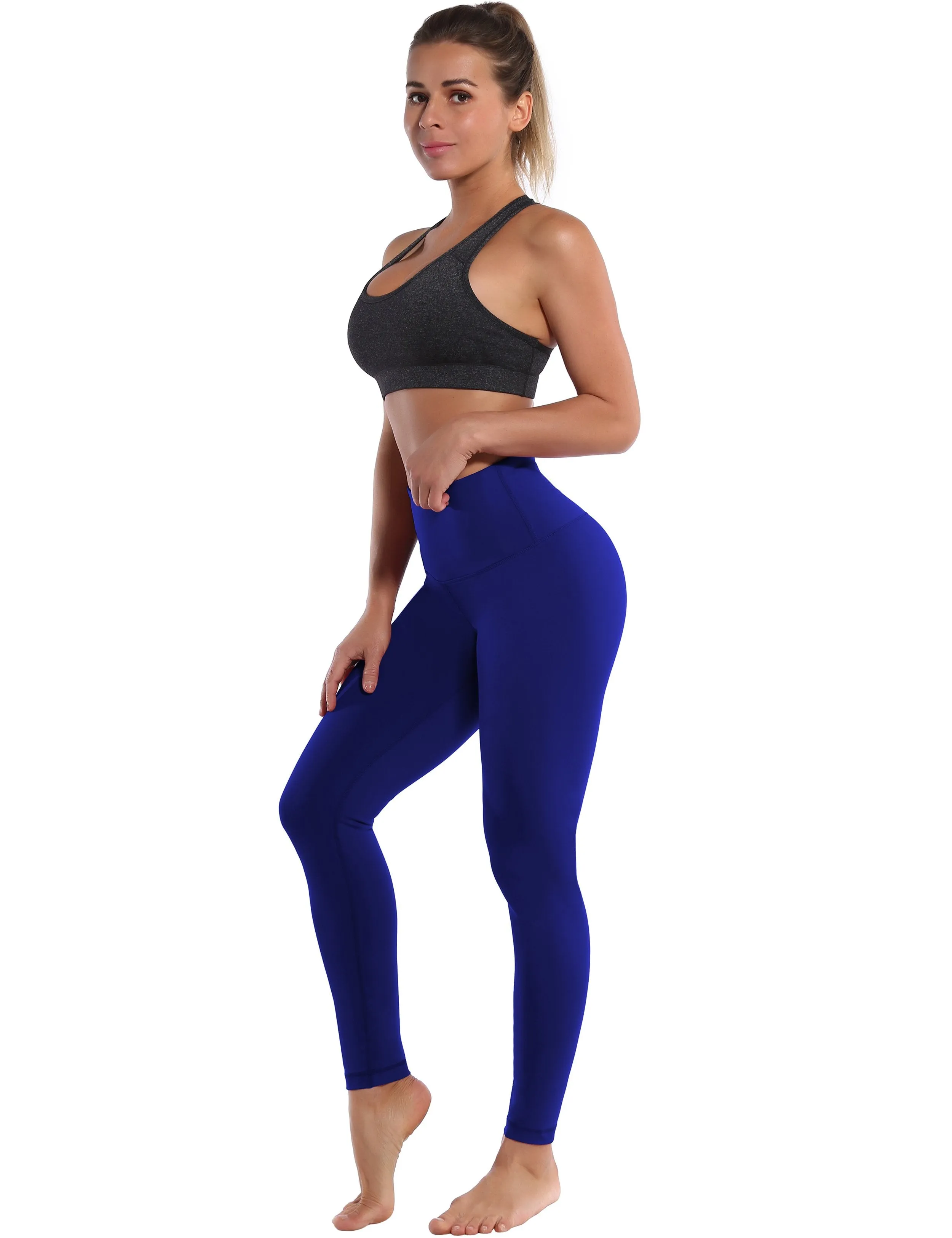 High Waist Gym Pants navy ins_Gym