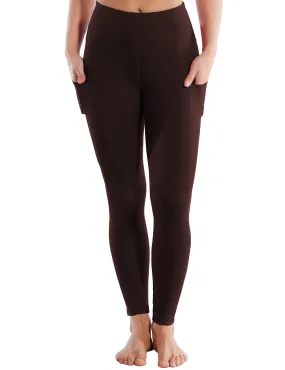 High Waist Side Pockets Golf Pants mahoganymaroon_Golf