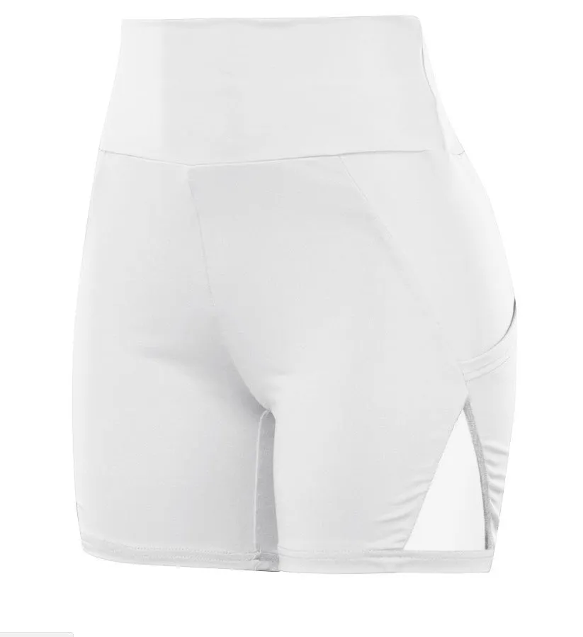 Hip Raise Yoga Women's High Waist Solid Color Tights Running Fitness Sports Pants