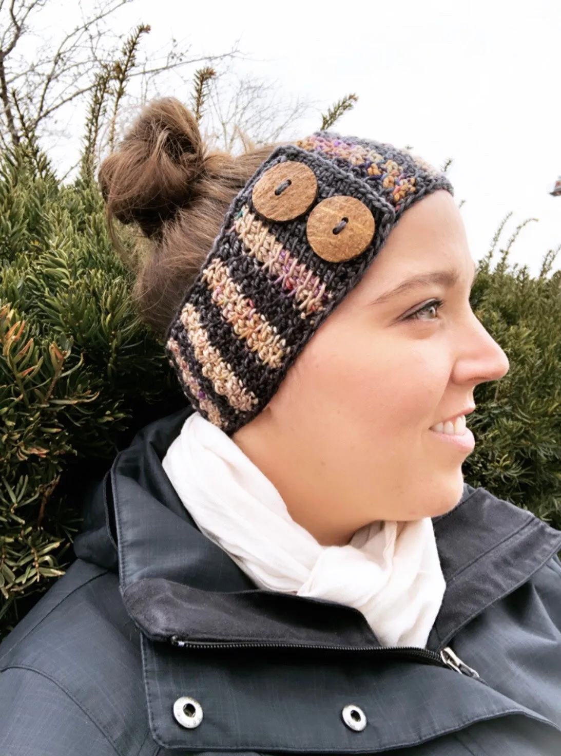 Honeycomb Tunisian Ear Warmer // Tunisian Crochet PDF Pattern