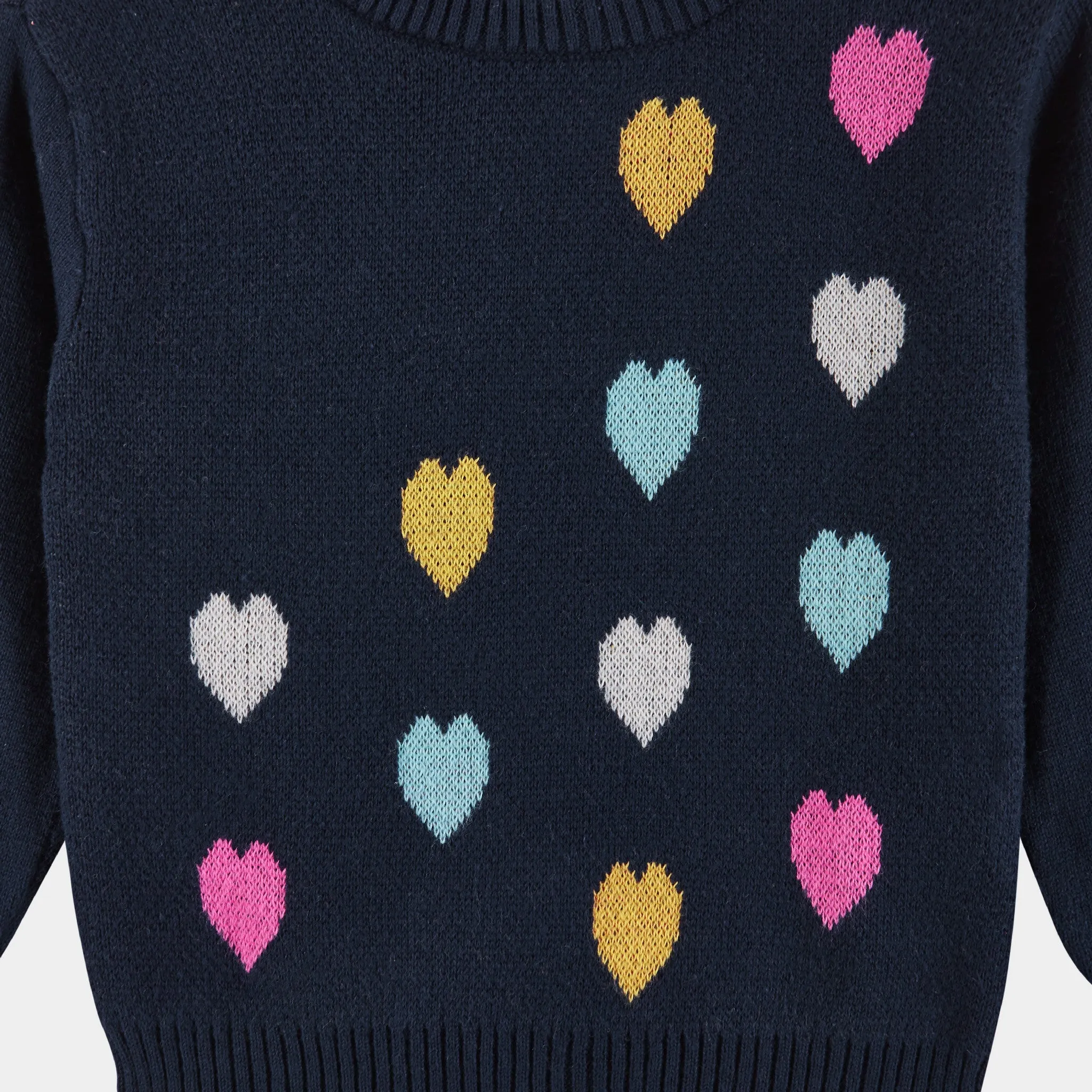 Infant Heart Sweater w/Pink Legging Set