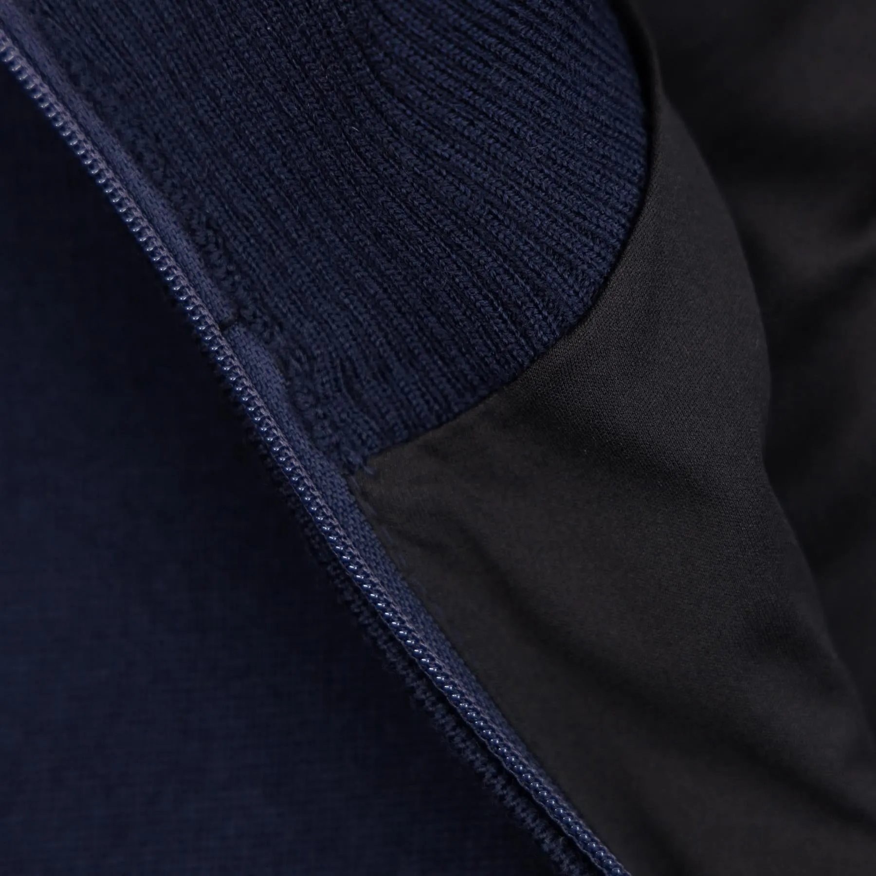 Jeffrey Windbreaker Sweater JL Navy - AW24
