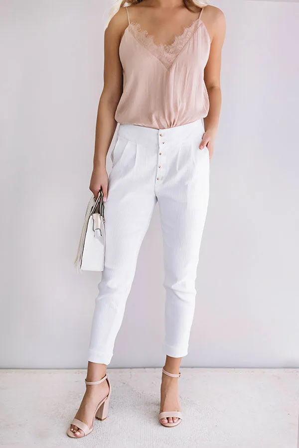 Jetting To France High Waist Trousers