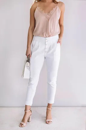 Jetting To France High Waist Trousers