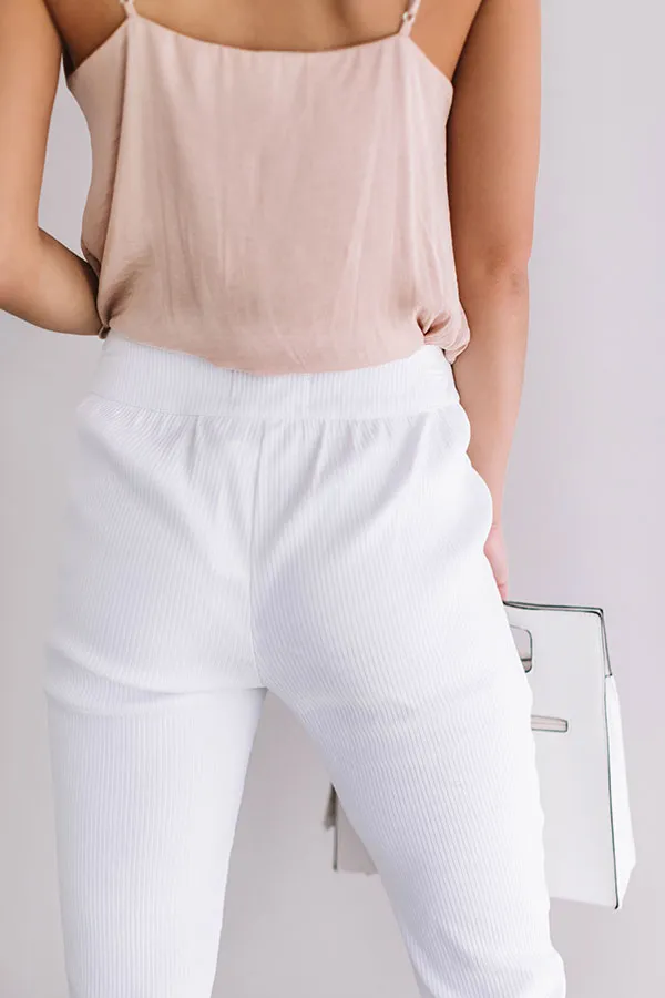 Jetting To France High Waist Trousers