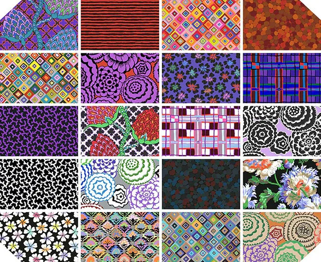 Kaffe Fassett Feb 2024 10" Charm Pack Dark