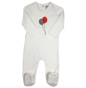 Kipp Balloon Romper - Red