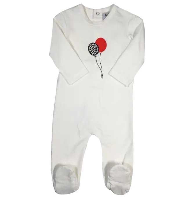 Kipp Balloon Romper - Red