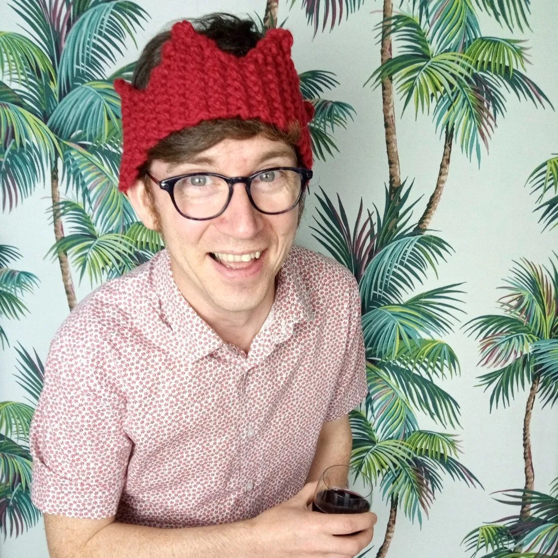 Knitted Christmas Cracker Hat (various colours)
