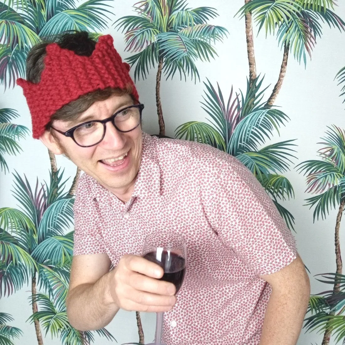 Knitted Christmas Cracker Hat (various colours)