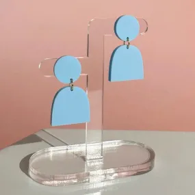 Lad Earrings - Light Blue