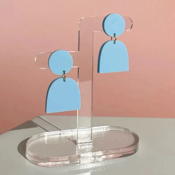 Lad Earrings - Light Blue