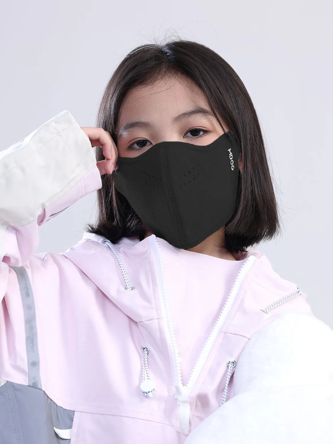 MDOG Kids Breathable Winter Windproof Lamb Wool Face Mask