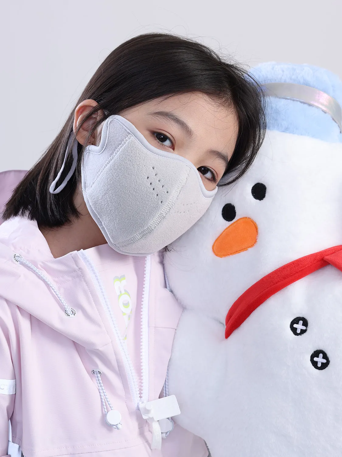 MDOG Kids Breathable Winter Windproof Lamb Wool Face Mask
