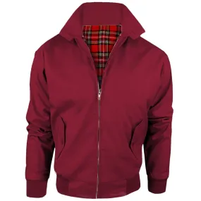 MENS / LADIES VINTAGE HARRINGTON JACKET ADULTS BOMBER COAT CLASSIC RETRO SCOOTER 1970'S