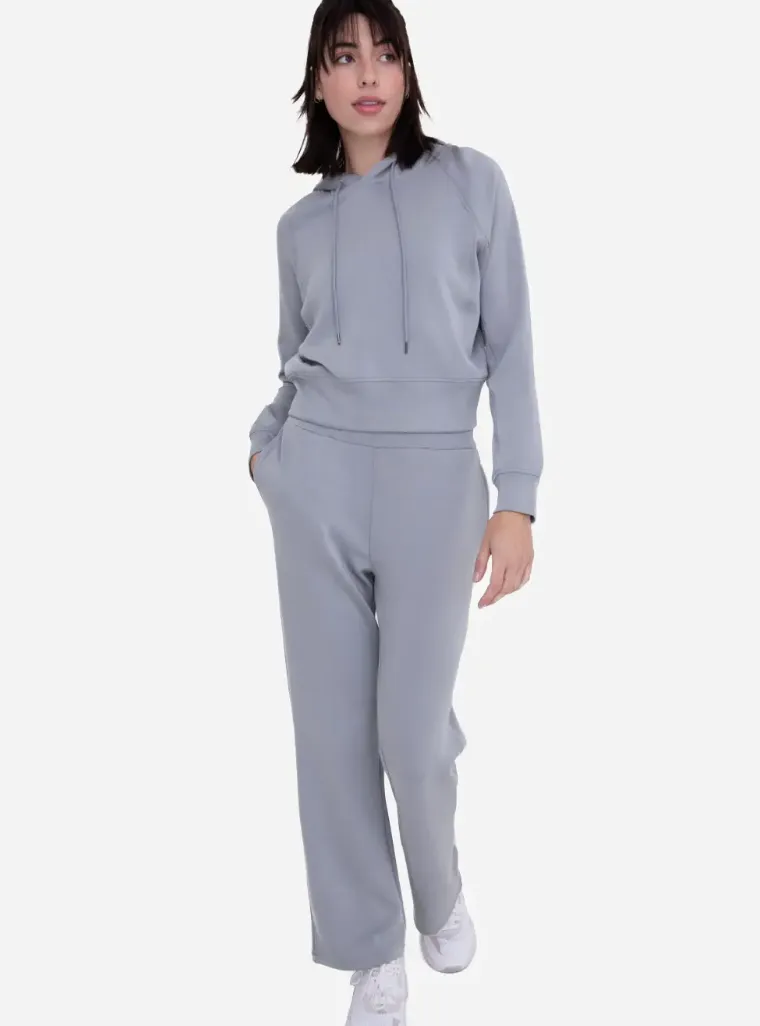 MOB Flared Lounge Pant-Ice