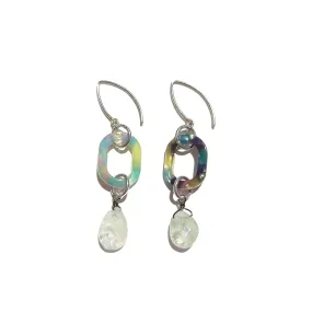 MPR x IMAGINARIUM: Aquamarine Little Drop Chain Earrings