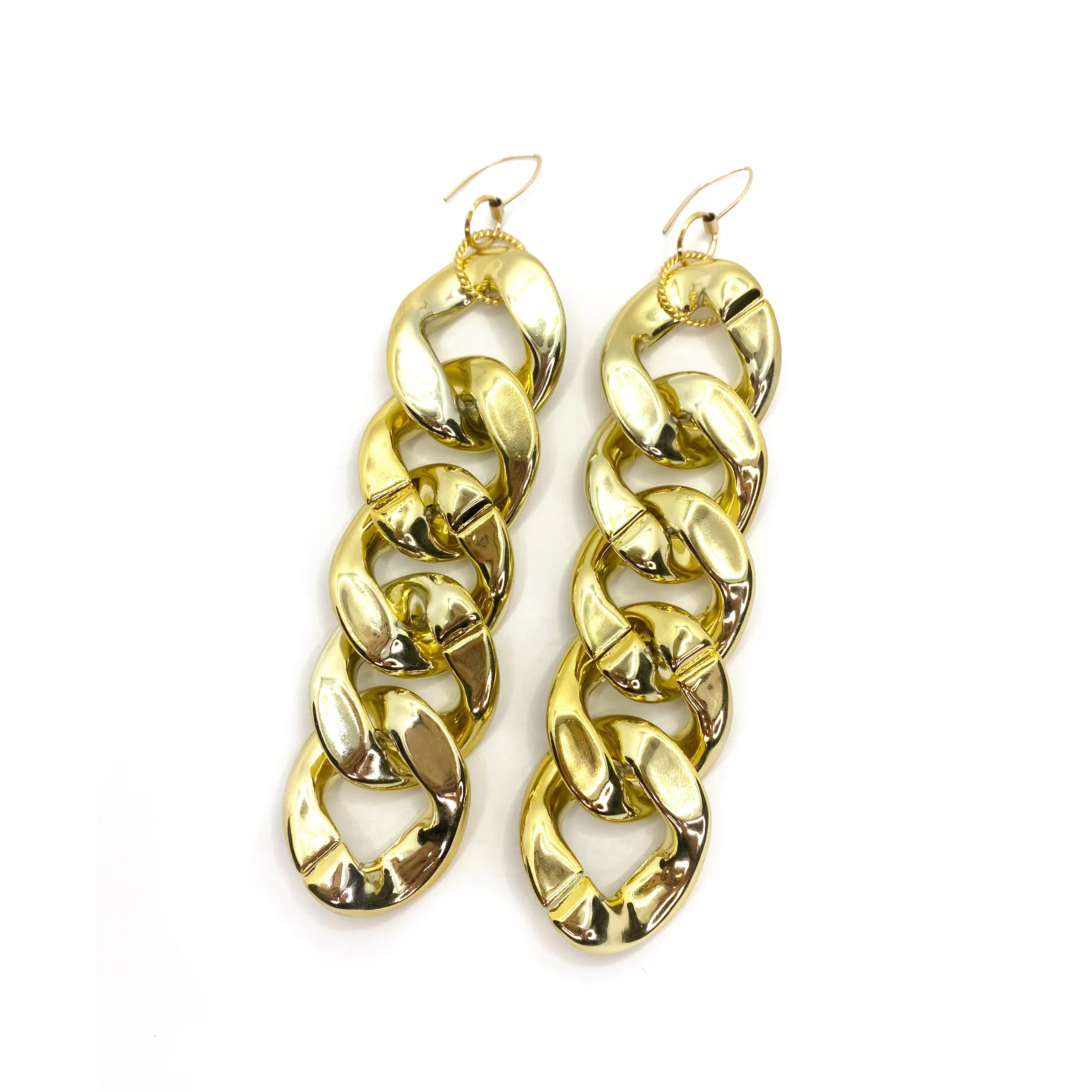 MPR x THE IMAGINARIUM: Balloon Curb Chain Link Hooks in Gold 5" Length