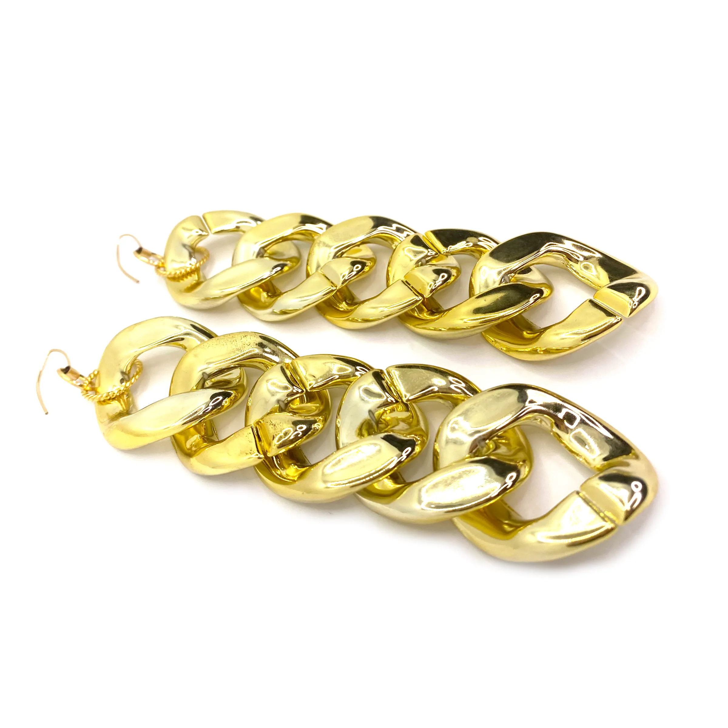 MPR x THE IMAGINARIUM: Balloon Curb Chain Link Hooks in Gold 5" Length