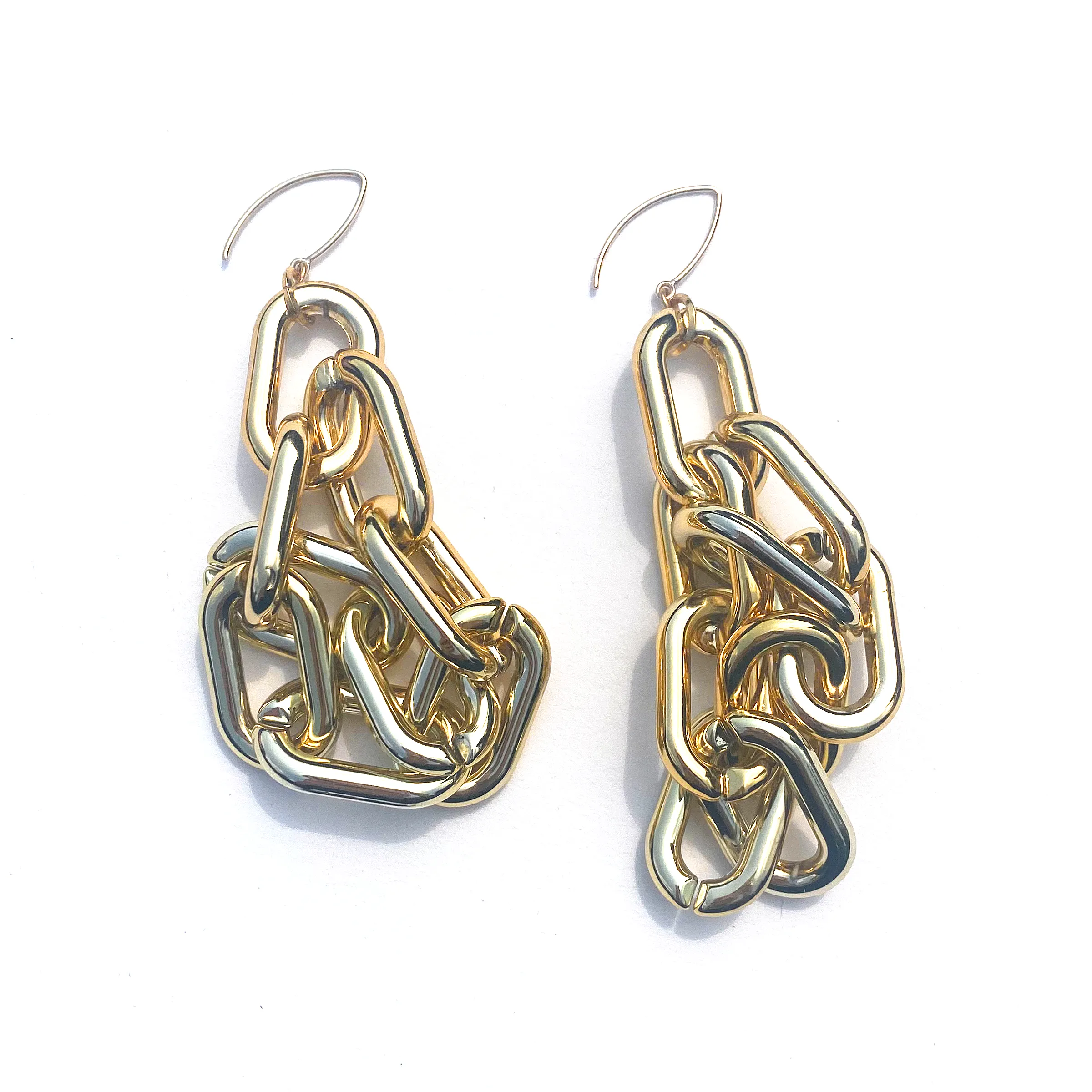 MPR x THE IMAGINARIUM: Bubble Chain Weaving Large Link Hooks in Gold