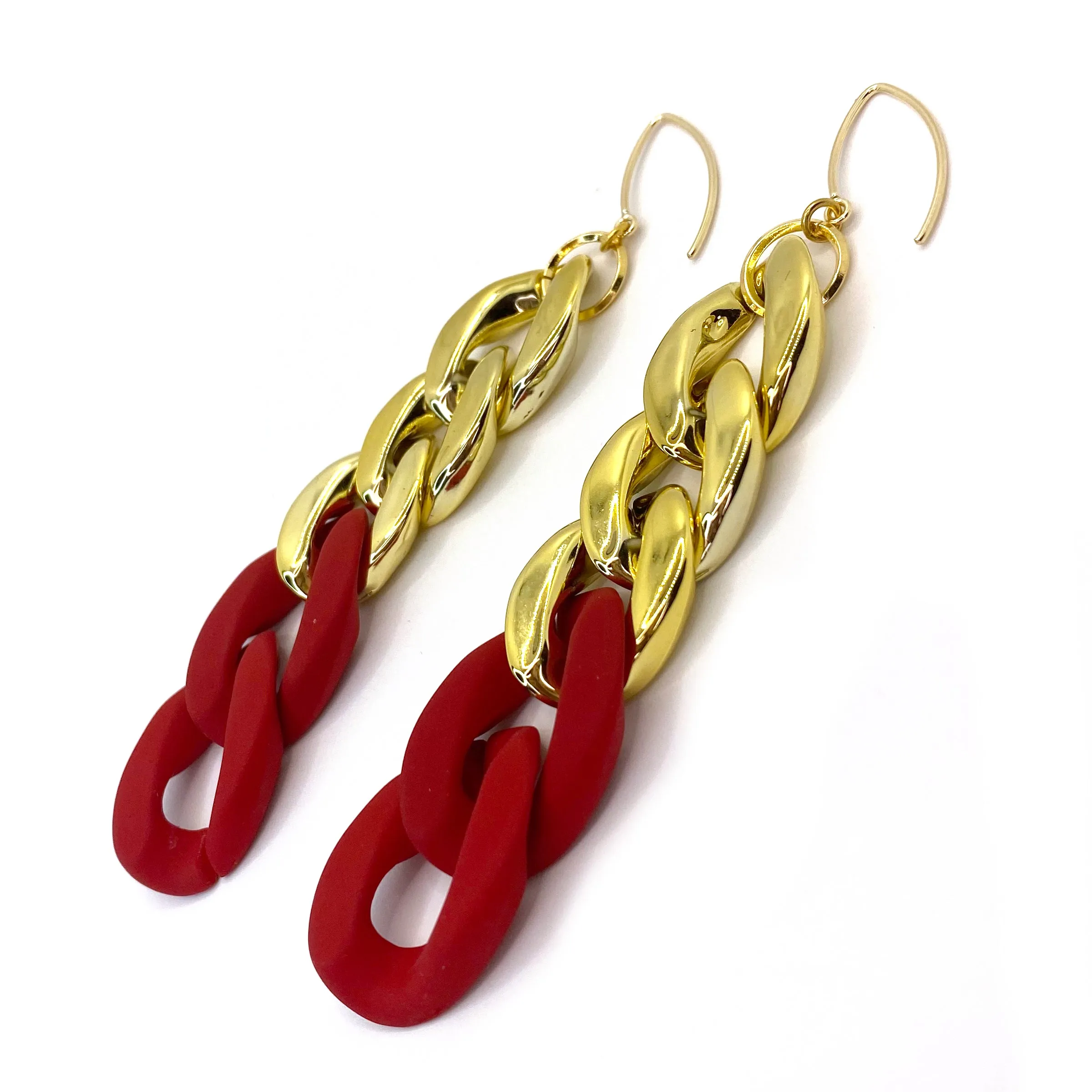 MPR x THE IMAGINARIUM: Curb Two-Tone Chain Links in Red Gold