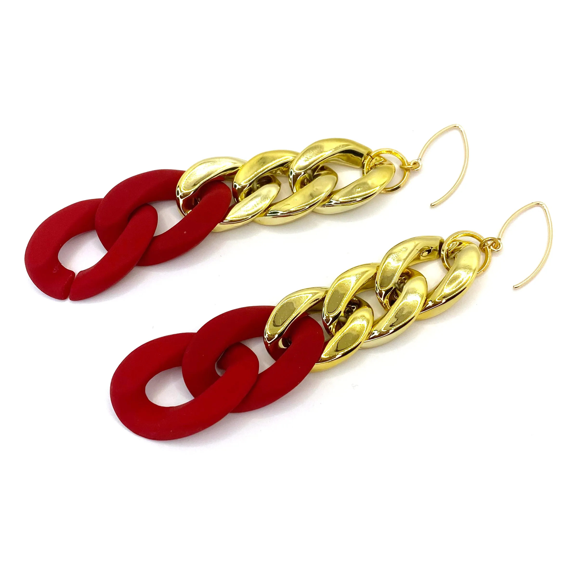 MPR x THE IMAGINARIUM: Curb Two-Tone Chain Links in Red Gold