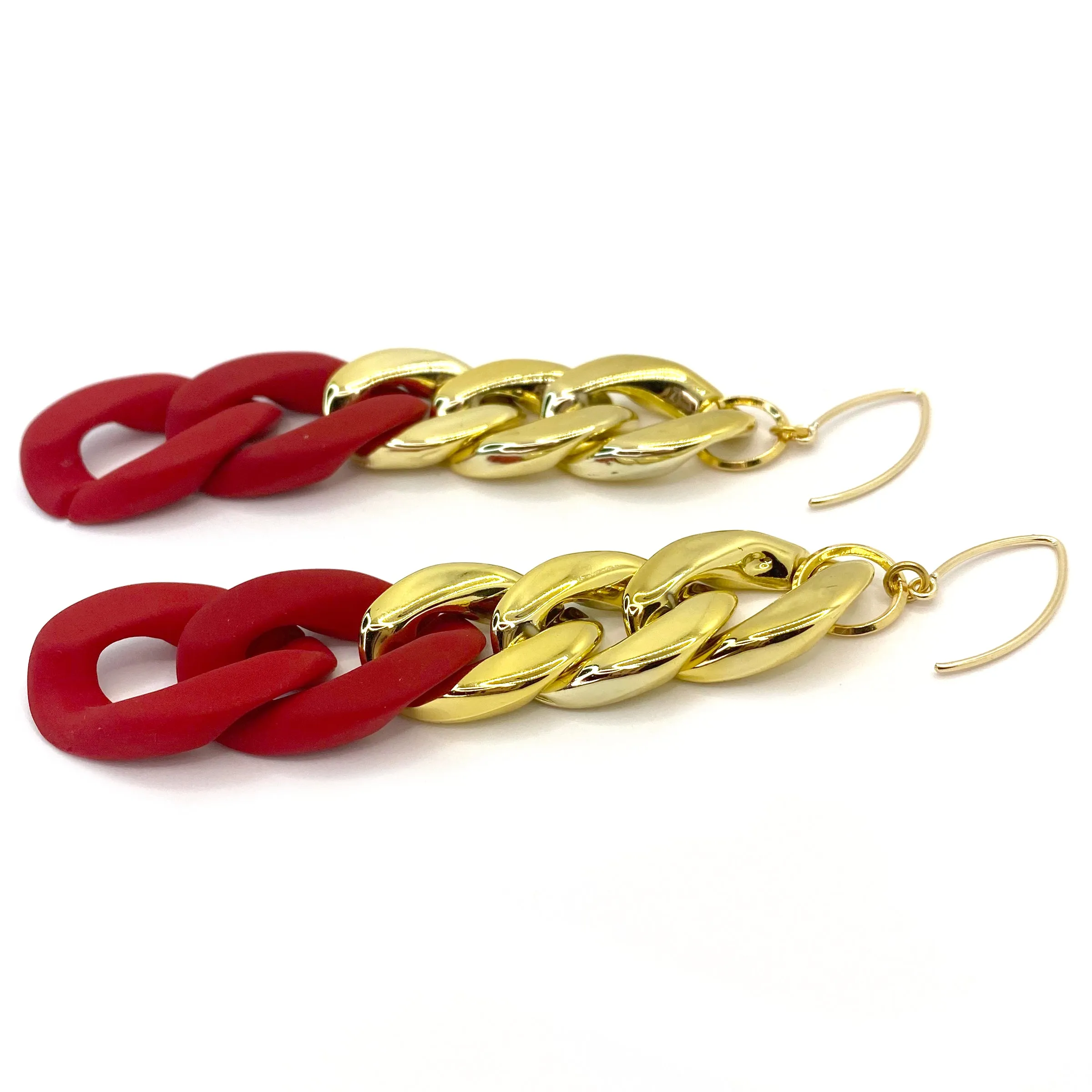 MPR x THE IMAGINARIUM: Curb Two-Tone Chain Links in Red Gold