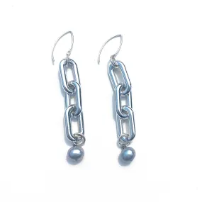 MPR x THE IMAGINARIUM: Mylar Balloon Pearl Chain Link Hooks in Silver