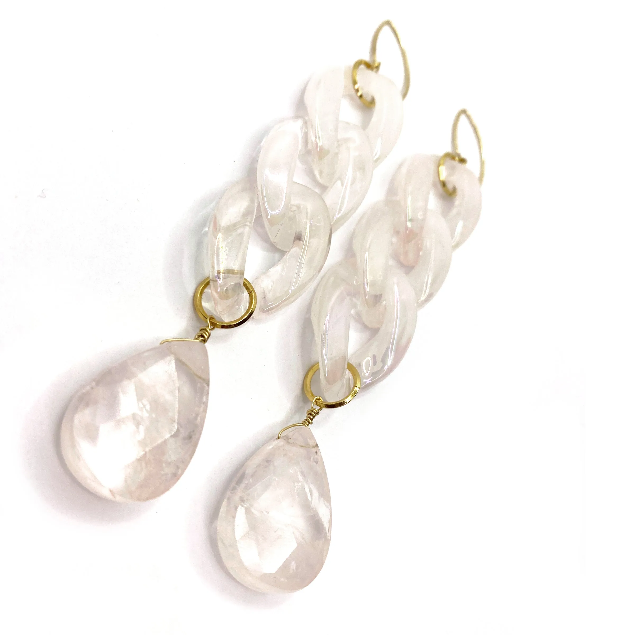 MPR x THE IMAGINARIUM: Rose Quartz Sparkle Surprise Earrings