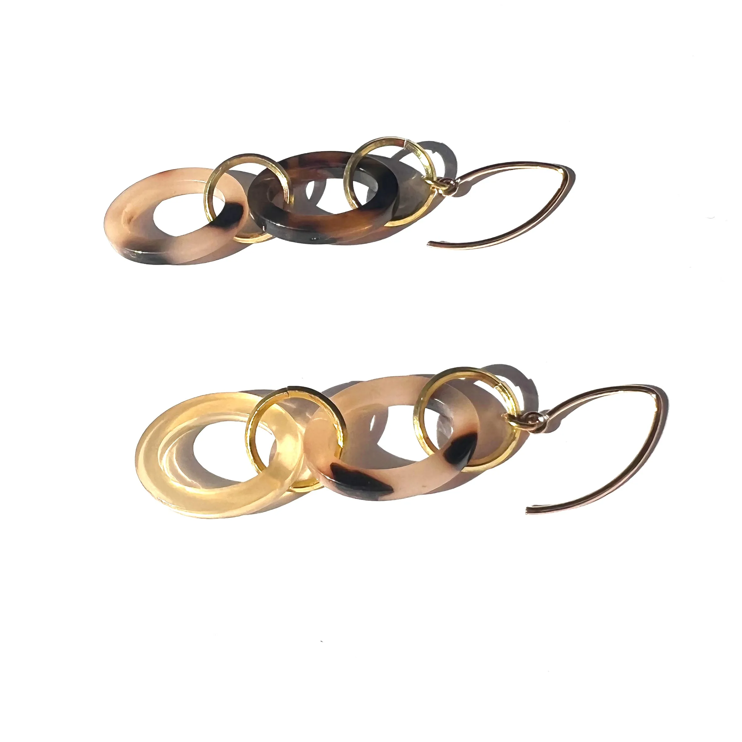 MPR x THE IMAGINARIUM: Tortoise Small Chain Link Hooks in Tan