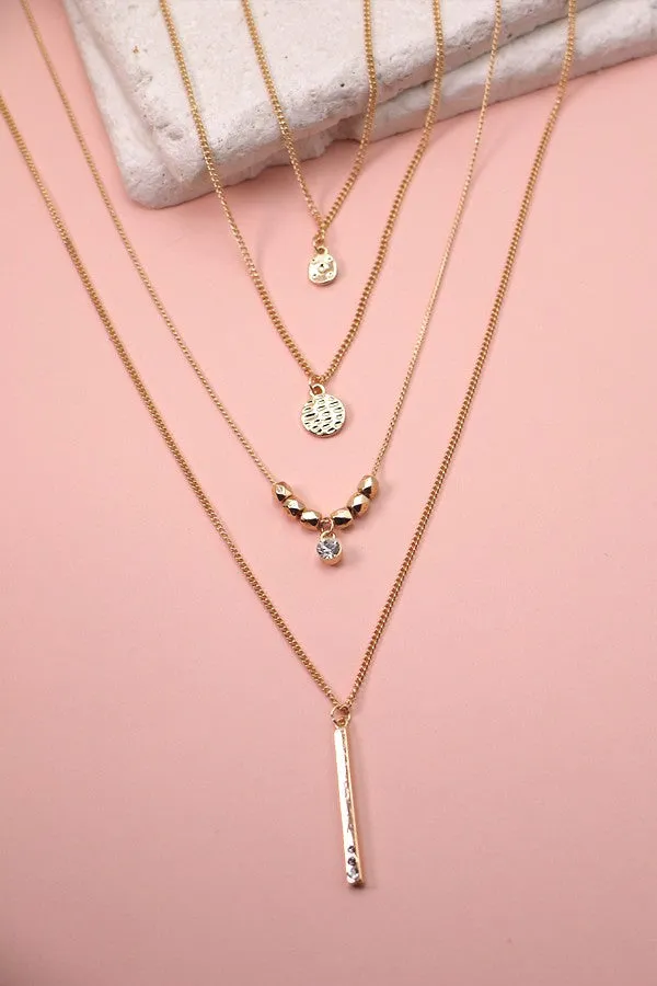 Multi-Layer Charm Necklace