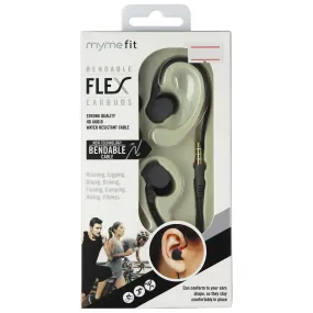 MyMeFit Flex Bendable Earbuds (Universal, 3.5mm) - Gray