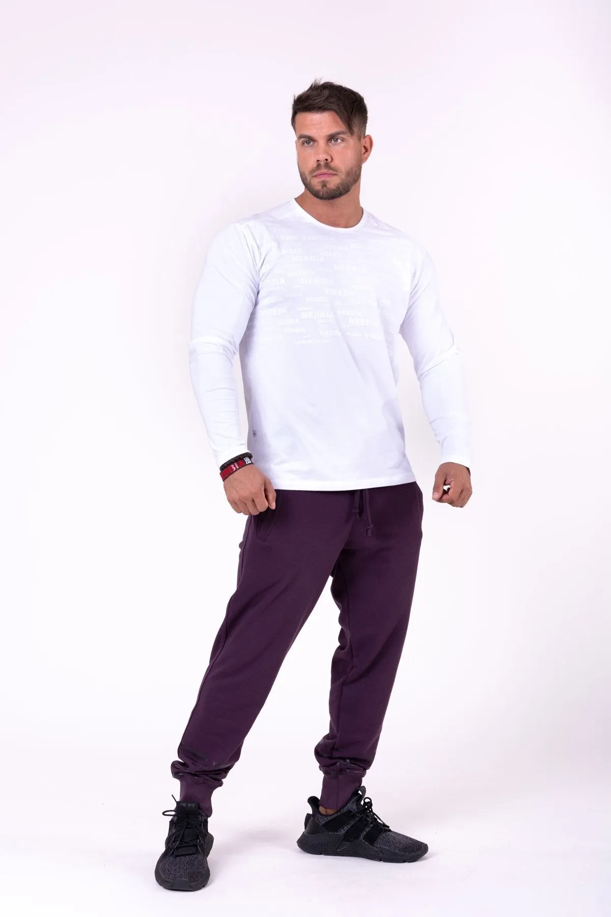 Nebbia Gym Hero Joggers 153 - Burgundy