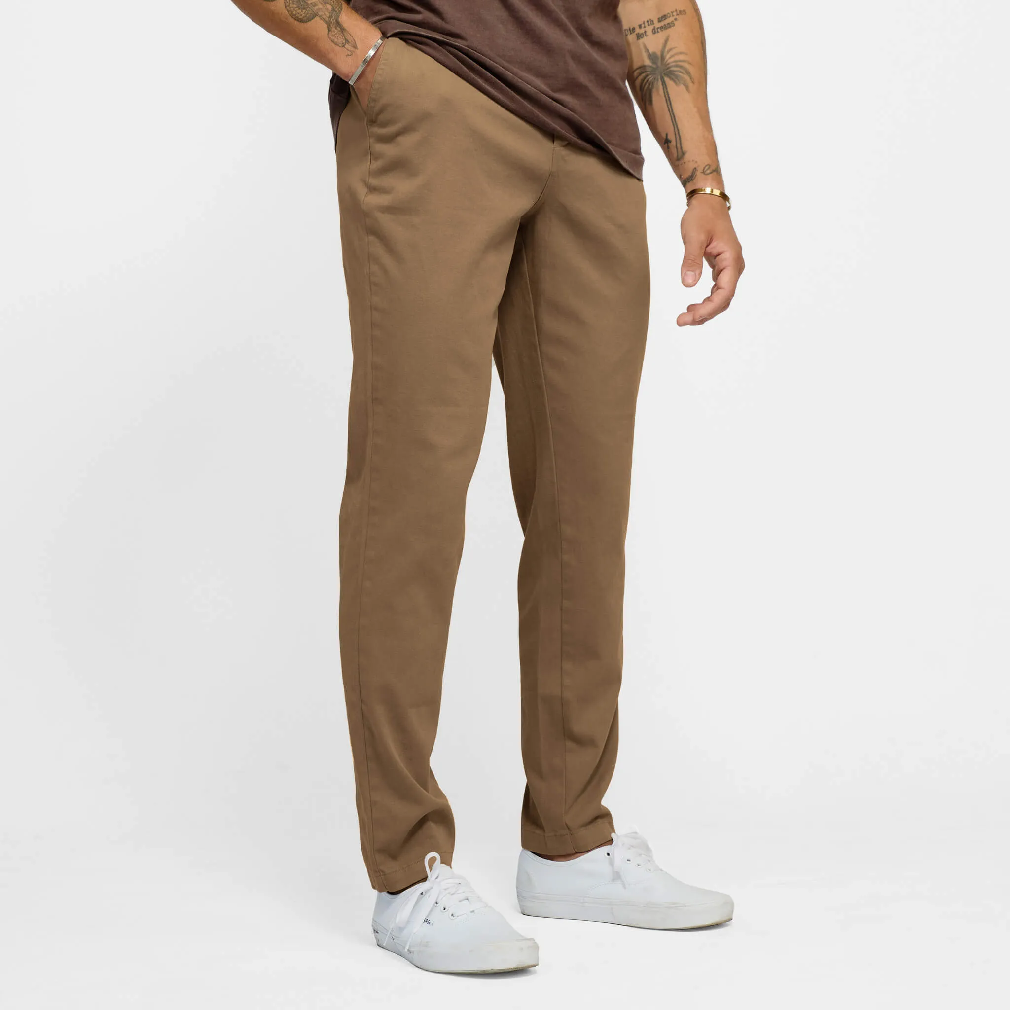 (New) Chino Pants - Dark Khaki