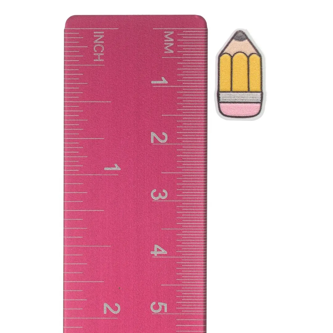 No. 2 Pencil Studs Hypoallergenic Earrings for Sensitive Ears Made with Plastic Posts